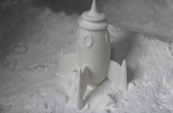 Un fusée imprimée en 3D grâce à une imprimante 3D